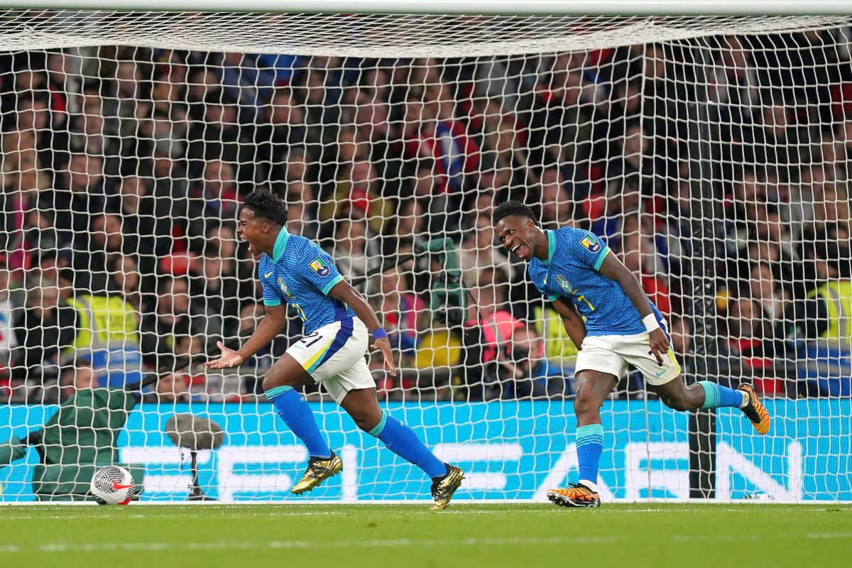 Perla de 17 ani a lui Real Madrid a decis Anglia - Brazilia! Show pe Wembley între cele două forțe