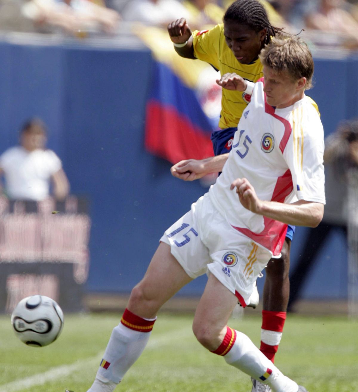 Imagini uitate de timp de la amicalul Columbia - România din 2006