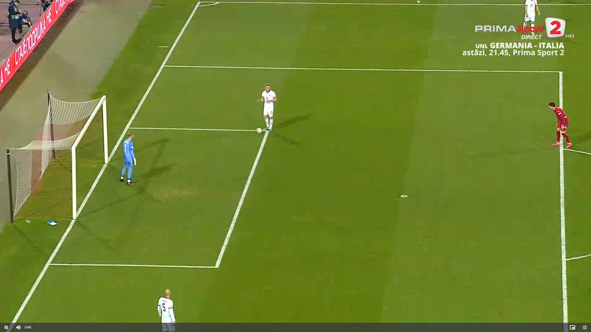 Gol comic primit de Austria în meciul cu Serbia