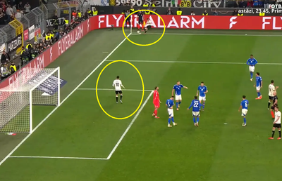 Germania, gol ANTOLOGIC în poarta Italiei » Așa ceva nu s-a mai văzut: inclusiv camerele TV au fost surprinse