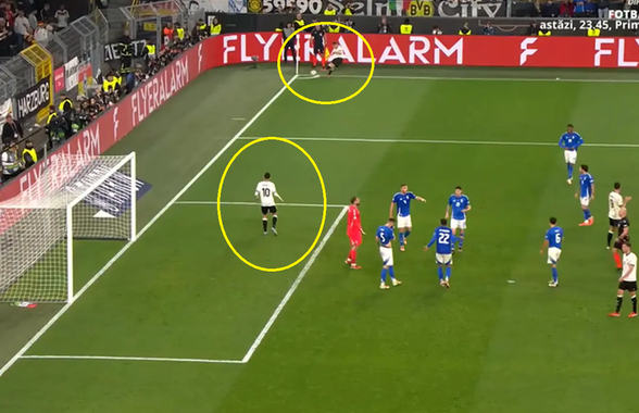 Germania, gol ANTOLOGIC în poarta Italiei » Așa ceva nu s-a mai văzut: inclusiv camerele TV au fost surprinse