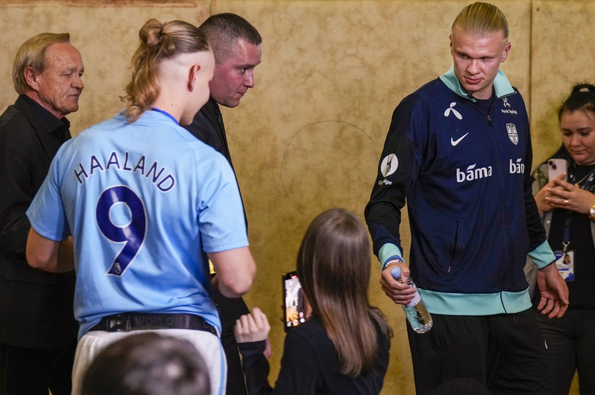 Erling Haaland după o lună în Moldova » Scene tari la Chișinău! Sosia norvegianului a ajuns lângă starul lui City: ce a urmat