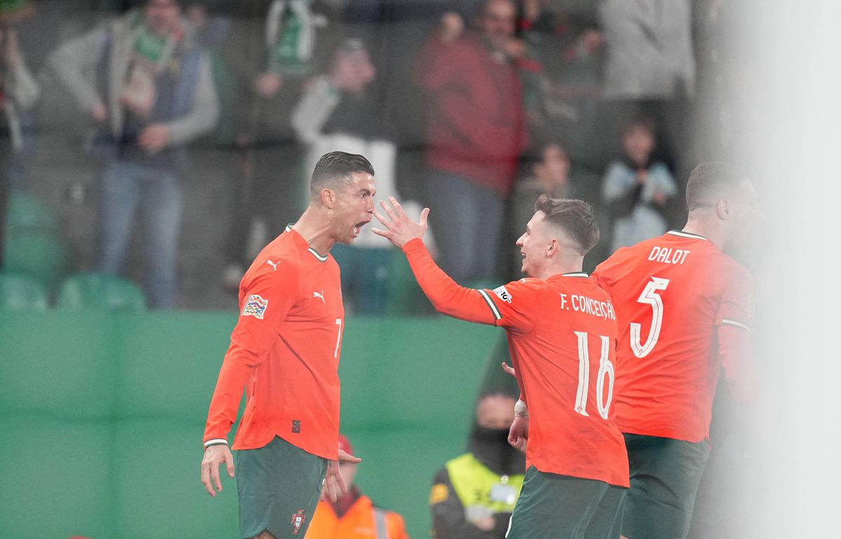 Portugalia - Danemarca: potop de goluri, calificare decisă în prelungiri și știm prima semifinală din Liga Națiunilor