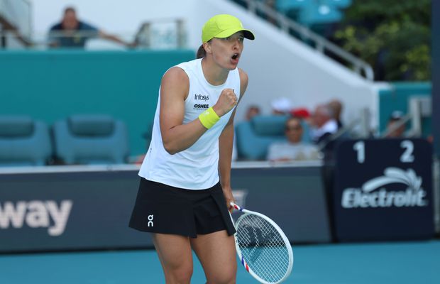 Record prelungit la Miami pentru Iga Swiatek » O va întâlni pe Elina Svitolina în optimi de finală