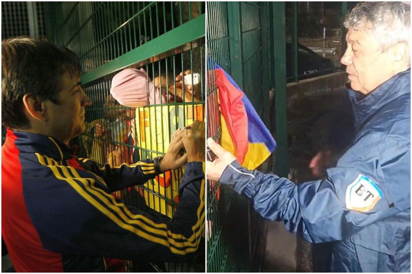 Mircea Lucescu și Victor Pițurcă, imagini în oglindă în San Marino