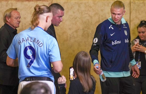 Erling Haaland după o lună în Moldova » Scene tari la Chișinău! Sosia norvegianului a ajuns lângă starul lui City: ce a urmat