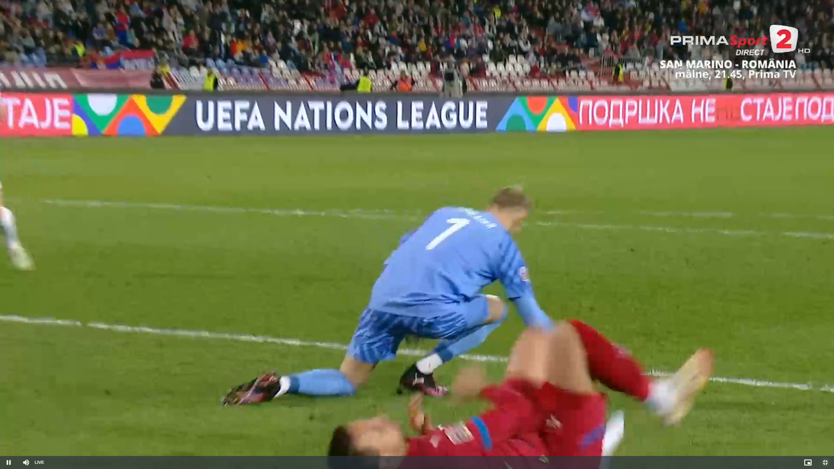 „Tricolori”, ați văzut? » Cum a putut să piardă Austria în Liga Națiunilor: adversara României a primit un gol comic, sub privirile lui Florucz