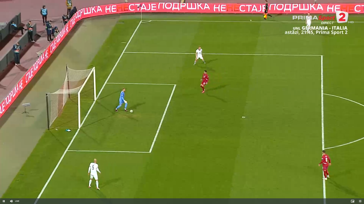 „Tricolori”, ați văzut? » Cum a putut să piardă Austria în Liga Națiunilor: adversara României a primit un gol comic, sub privirile lui Florucz