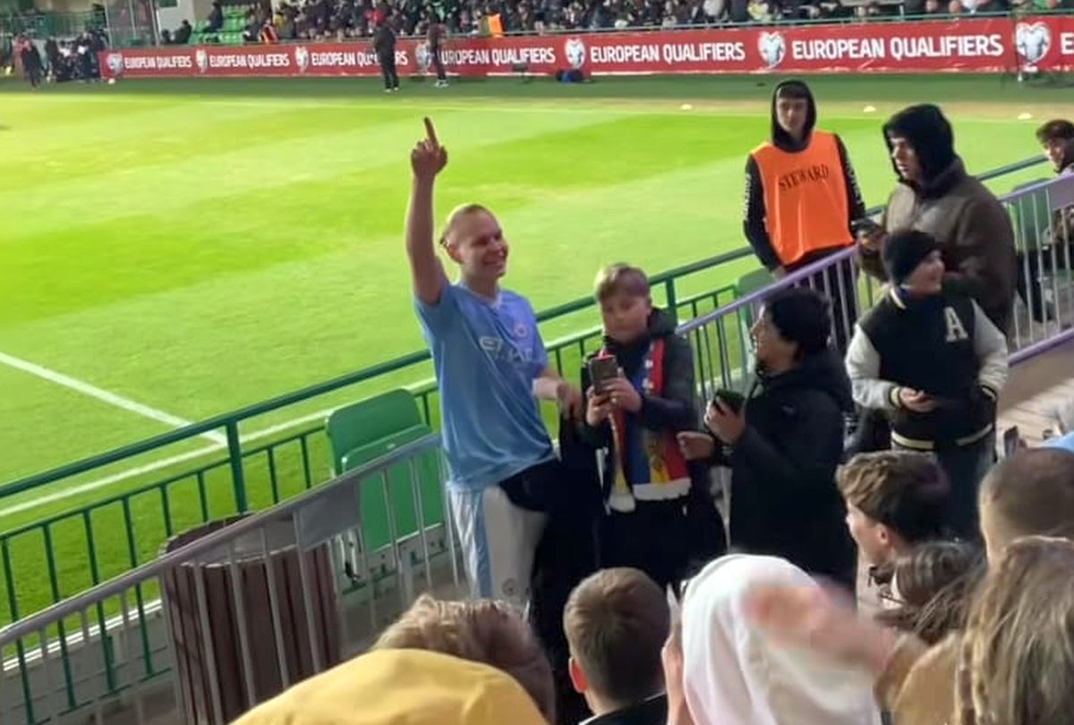 Erling Haaland după o lună în Moldova » Scene tari la Chișinău! Sosia norvegianului a ajuns lângă starul lui City: ce a urmat