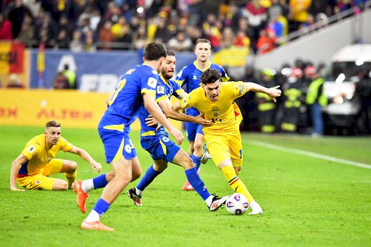 Ianis Hagi a intrat la pauză în România - Bosnia // foto: Guliver/gettyimages