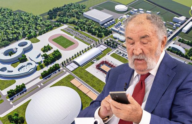 Ion Țiriac vrea o investiție de 50 de milioane de euro într-un stadion de fotbal! "Nu mă mai țineți ani la rând pentru aprobări!”