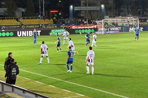 Unirea Slobozia - Oțelul Galați, în play-out. Gol în minutul 4