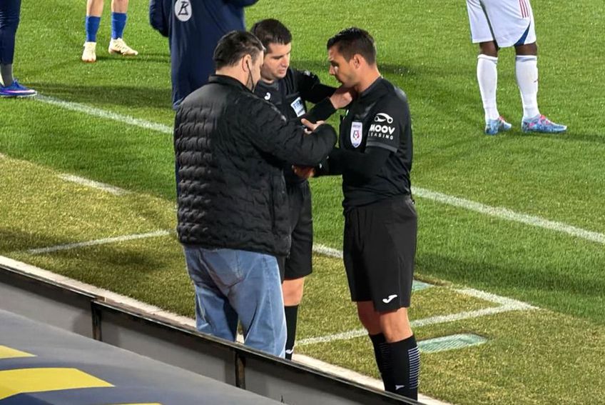 Andrei Chivulete s-a accidentat în Unirea Slobozia - Oțelul Galați