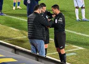 Moment rar în Unirea Slobozia - Oțelul Galați! Arbitrul a avut nevoie de schimbare