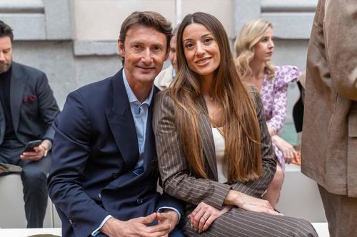 Juan Carlos Ferrero și soția lui, Eva Alonso, la Săptămâna Modei madrilene Foto: Instagram
