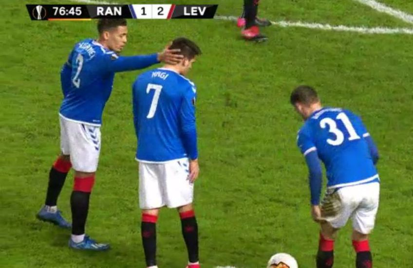 La Glasgow, pe 12 martie, chiar înaintea suspendării fotbalului, Rangers a fost învinsă cu 3-1 de Leverkusen.