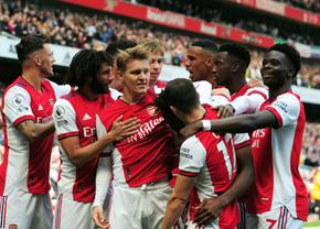 Arsenal se impune în derby-ul cu Manchester United și se distanțează în Premier League » Șanse mici pentru United să mai prindă un loc în top 4