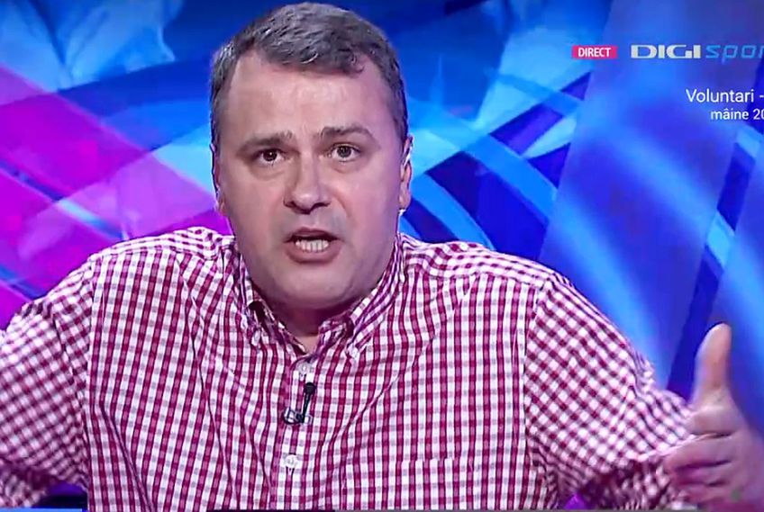 Vali Moraru, în timp ce țipa în dialogul cu Gigi Becali