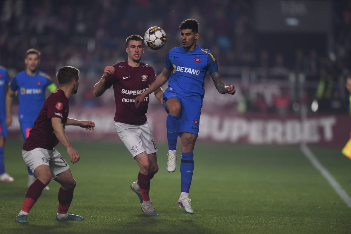 Inutil la golul Rapidului. Vedeta de la FCSB care și-a „sabotat” echipa în Giulești