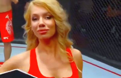 Bătut de fani și suspendat pe viață, luptătorul de MMA care a lovit o „ring girl” vine cu explicații: „Am un mesaj pentru Maria”