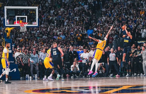 Primul blockbuster din play-off-ul NBA » Denver a recuperat 20 de puncte și a învins-o pe Lakers în ultima secundă: Murray, coș de excepție peste Davis