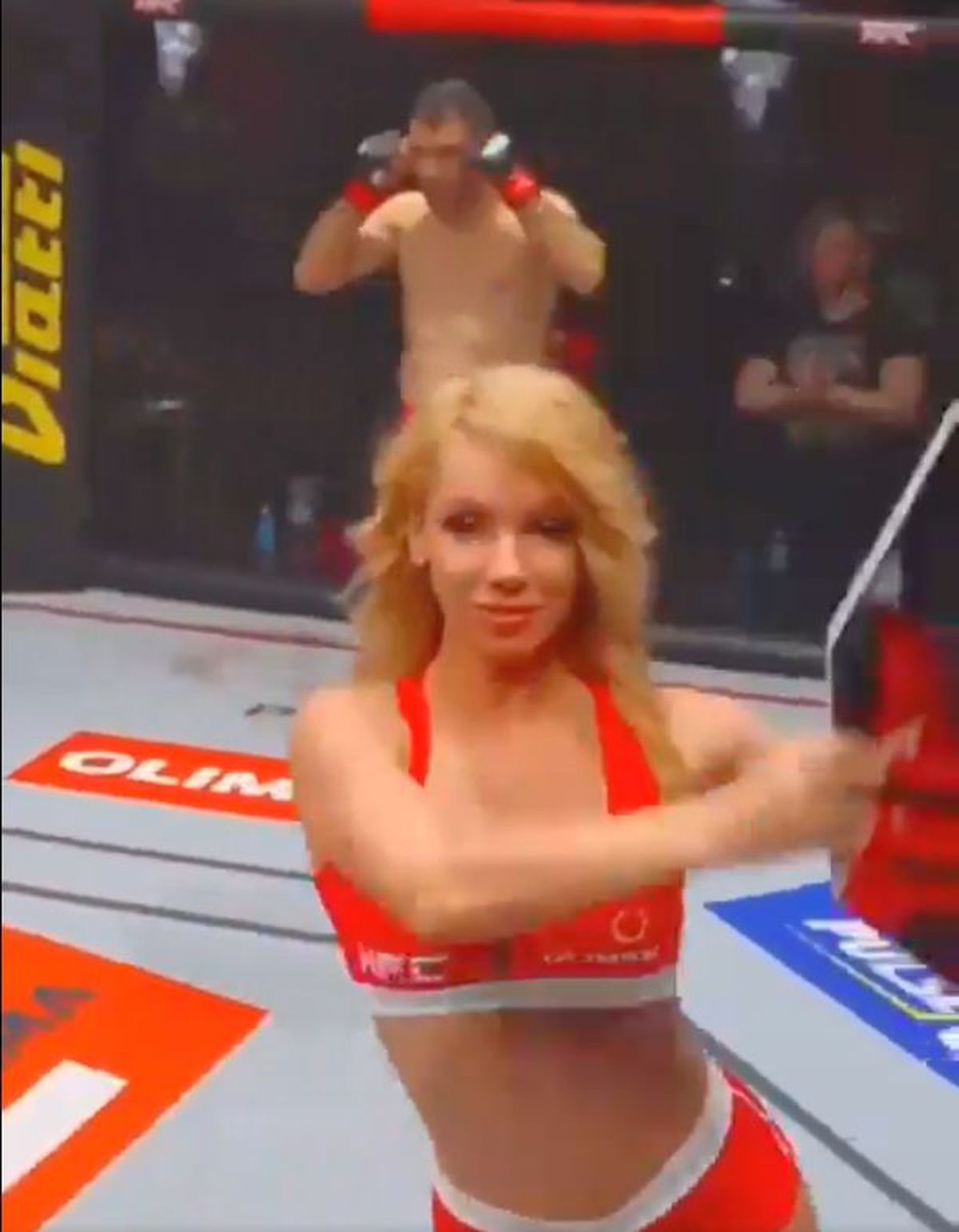 Bătut de fani și suspendat pe viață, luptătorul de MMA care a lovit o „ring girl” vine cu explicații: „Am un mesaj pentru Maria”