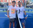Darwin Blanch, alături de idolul Novak Djokovic / Sursă foto: Instagram@blanchdarwin