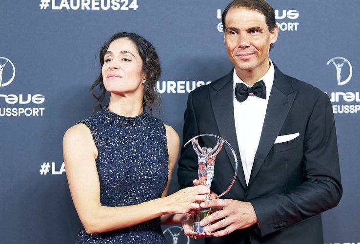 Maria Francisca Perello și Rafael Nadal, la Gala Premiilor Laureus / Sursă foto: Imago Images