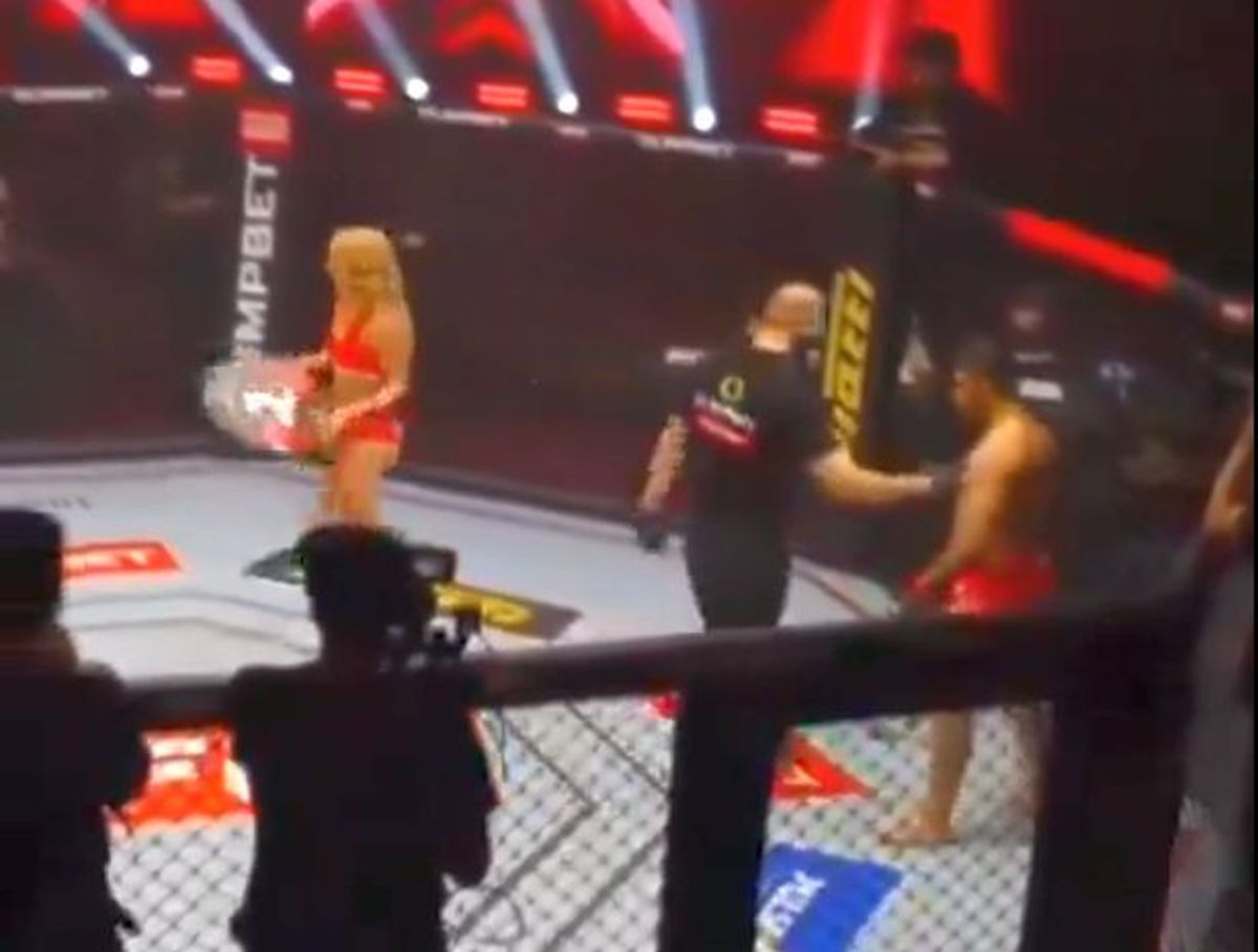 Prima reacție a lui Ali Heibati după ce a fost suspendat pe viață după ce a lovit o ring girl