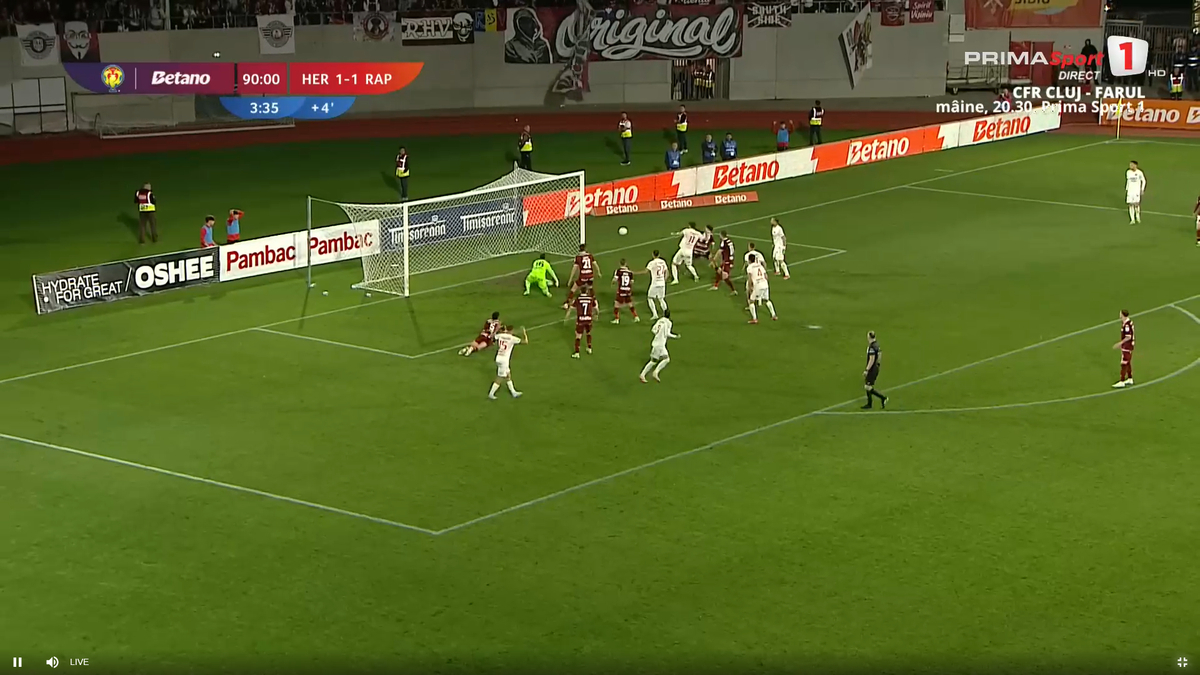 Nebunie în prelungiri la Hermannstadt - Rapid