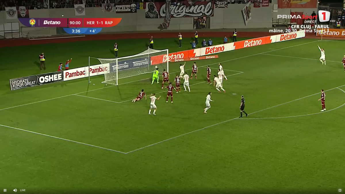 Nebunie în prelungiri la Hermannstadt - Rapid