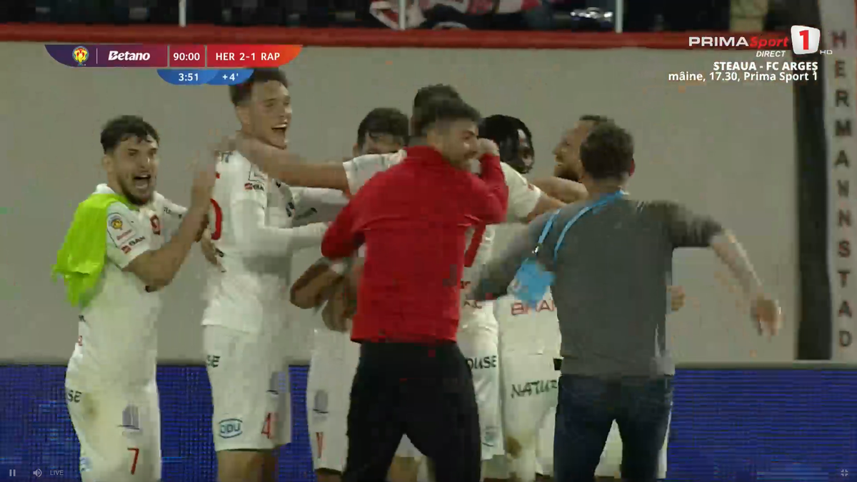 Nebunie în prelungiri la Hermannstadt - Rapid