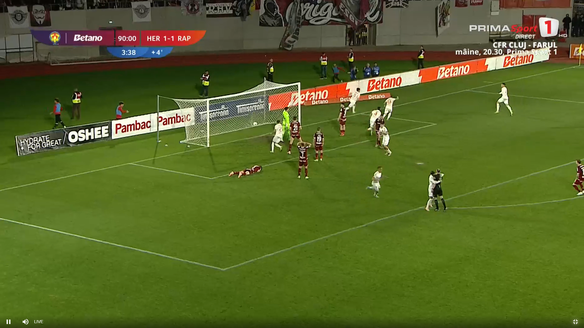 Nebunie în prelungiri la Hermannstadt - Rapid