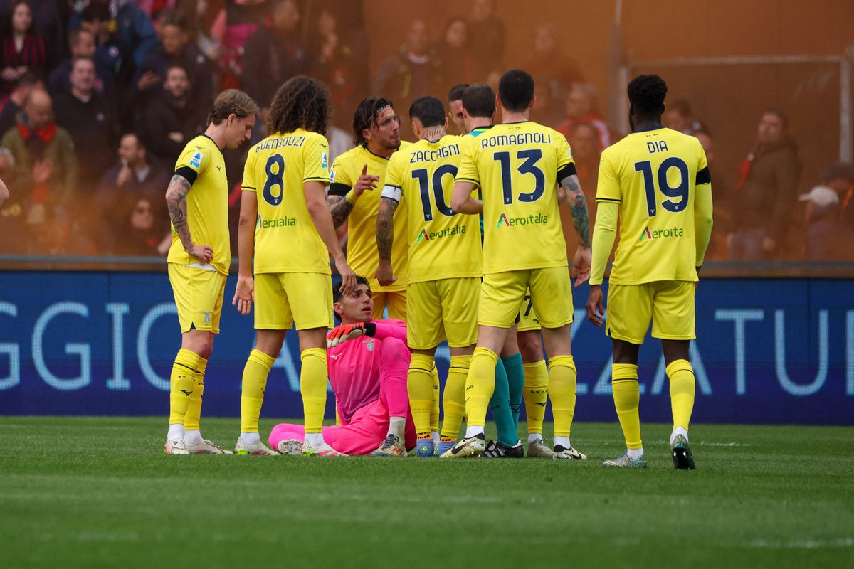 Genoa - Lazio, incidente în startul partidei // 23.04.2025