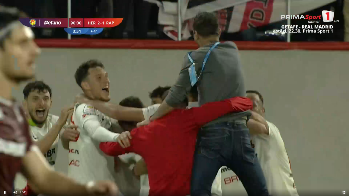 Nebunie în prelungiri la Hermannstadt - Rapid