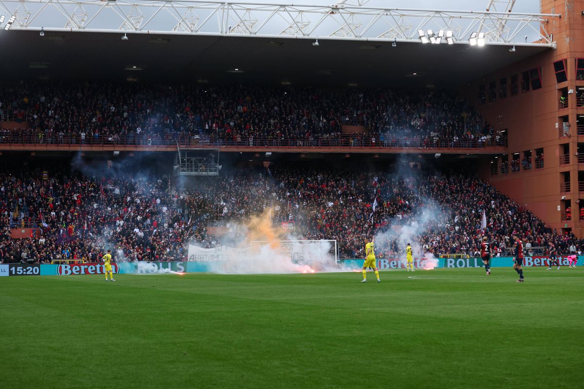 Genoa - Lazio, incidente în startul partidei // 23.04.2025