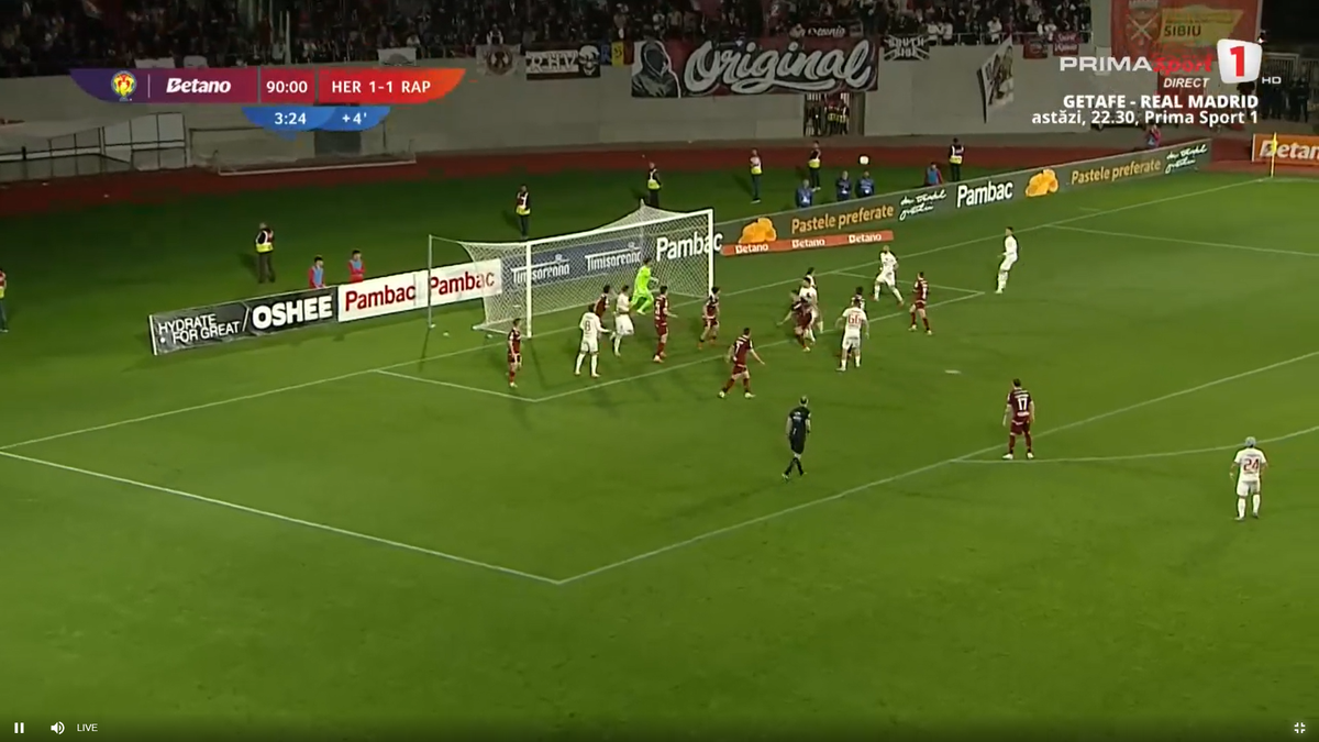 Nebunie în prelungiri la Hermannstadt - Rapid