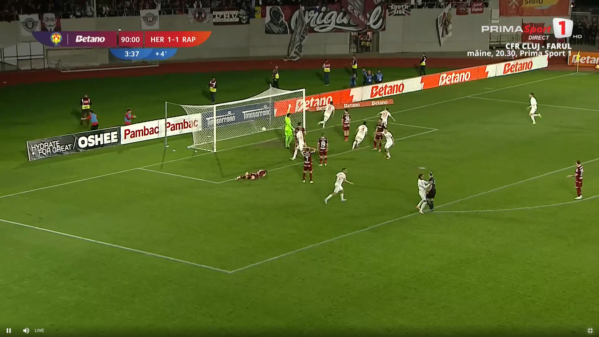 Nebunie în prelungiri la Hermannstadt - Rapid