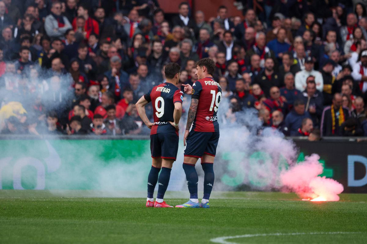 Genoa - Lazio, incidente în startul partidei // 23.04.2025