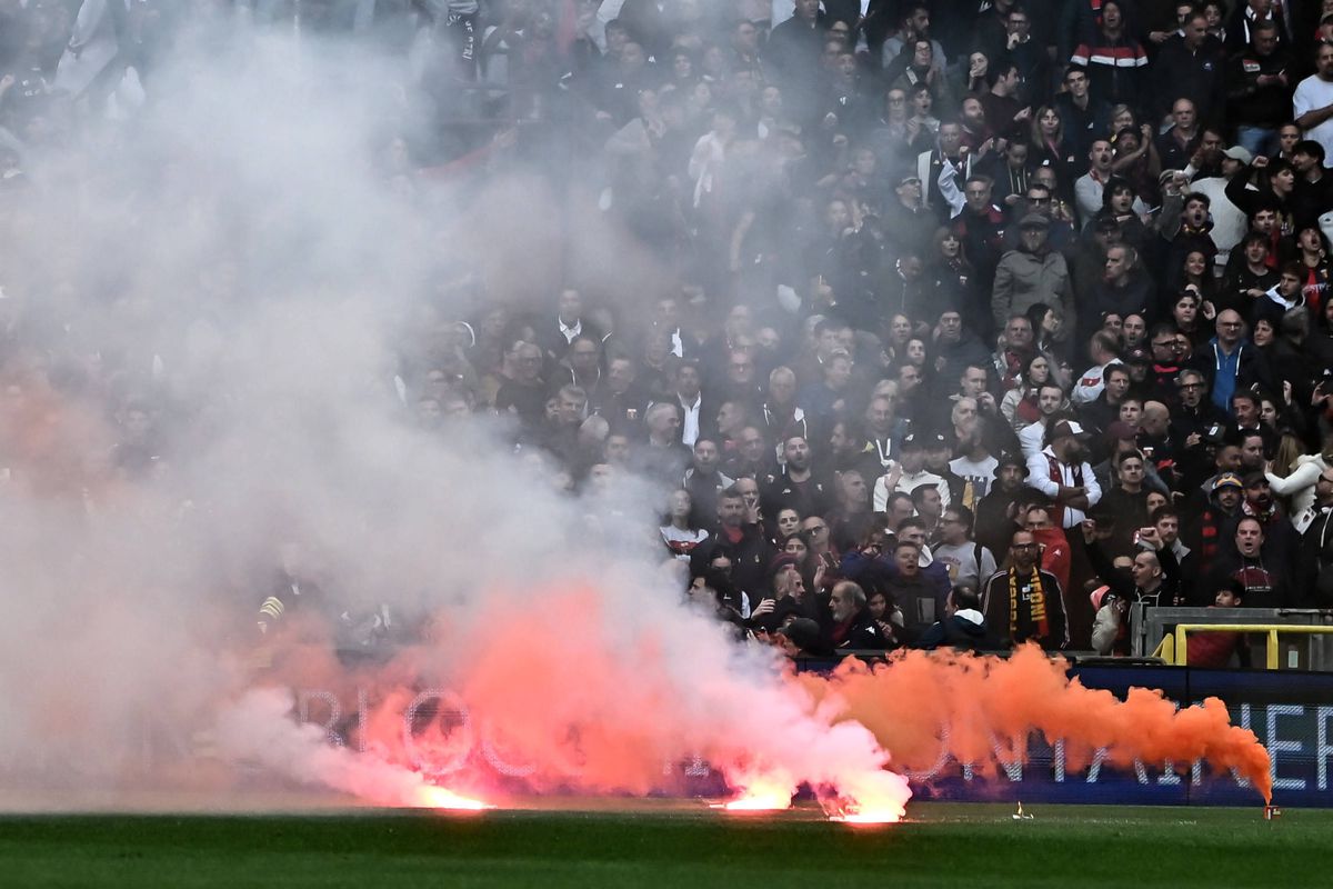 Genoa - Lazio, incidente în startul partidei // 23.04.2025