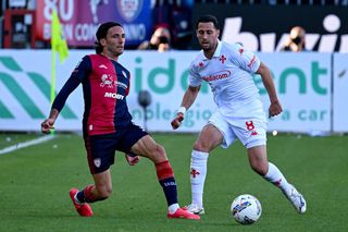 Cu Răzvan Marin și Florinel Coman pe teren în final de meci, Cagliari a pierdut cu Fiorentina