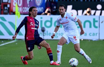 Cu Răzvan Marin și Florinel Coman pe teren în final de meci, Cagliari a pierdut cu Fiorentina