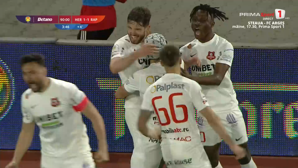 Nebunie în prelungiri la Hermannstadt - Rapid