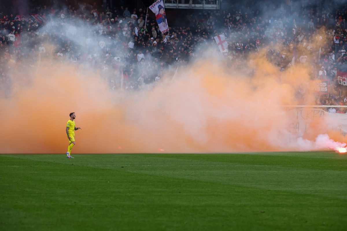 Genoa - Lazio, incidente în startul partidei // 23.04.2025