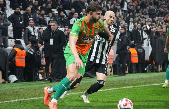 Beșiktaș a surclasat-o pe Alanyaspor în „sferturile” Cupei Turciei » Ianis Hagi a fost uitat pe banca de rezerve