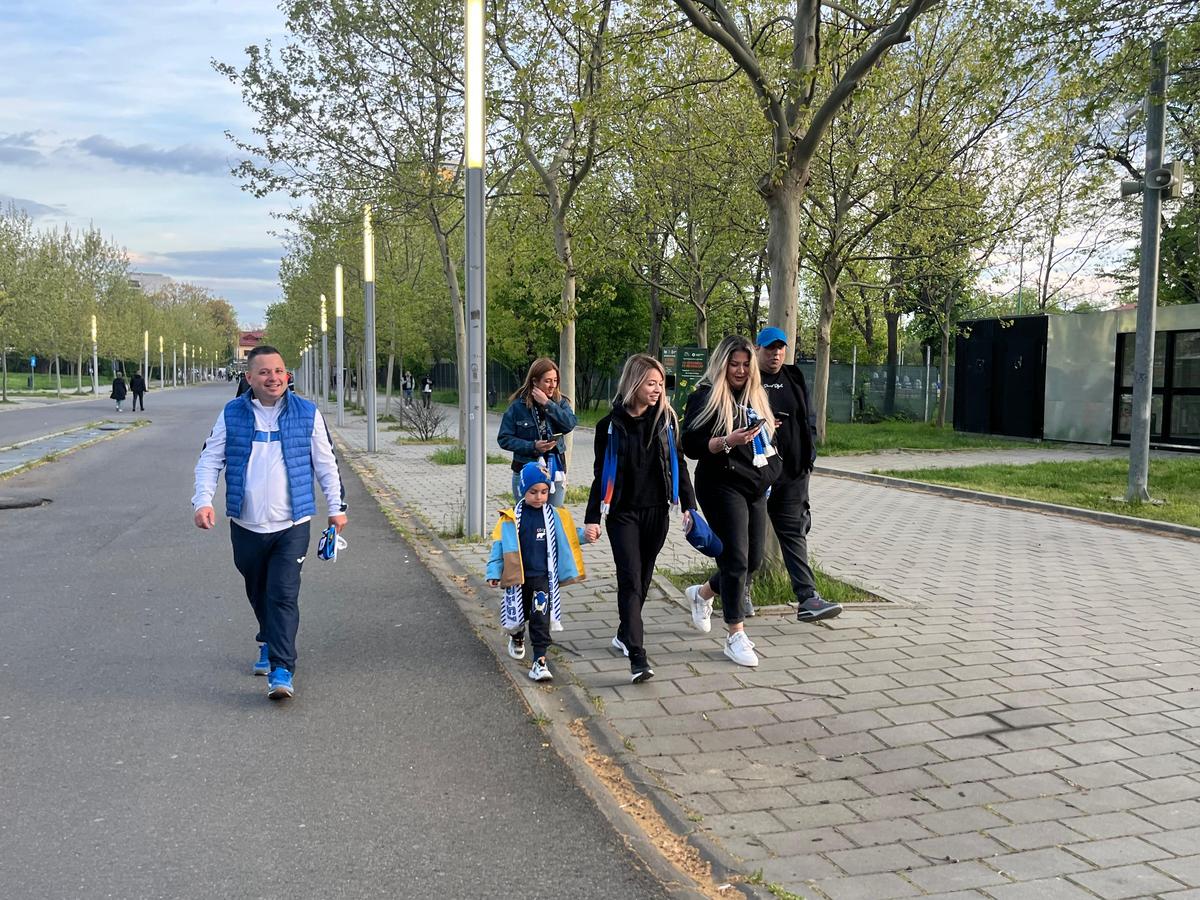 Dinamo - Universitatea Craiova, imagini surprinse înainte de meci