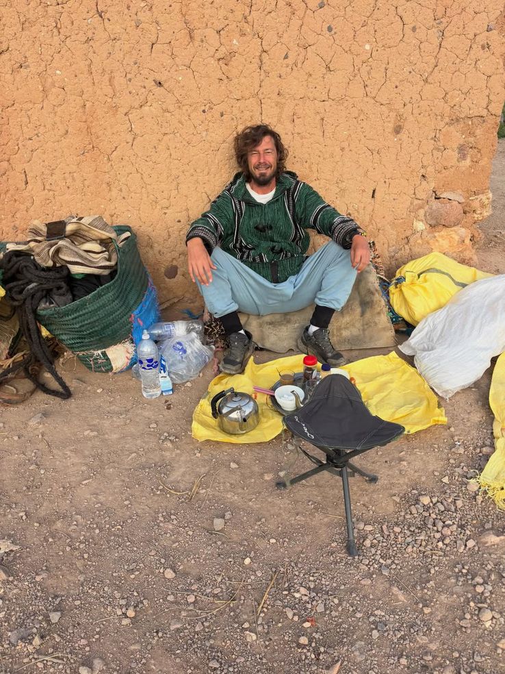 Marat Safin, fost număr 1 ATP, nomad în Munții Atlas / foto: instagram @iamsafinmarat