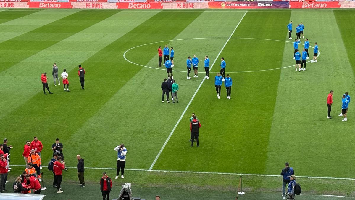 Dinamo - Universitatea Craiova, imagini surprinse înainte de meci