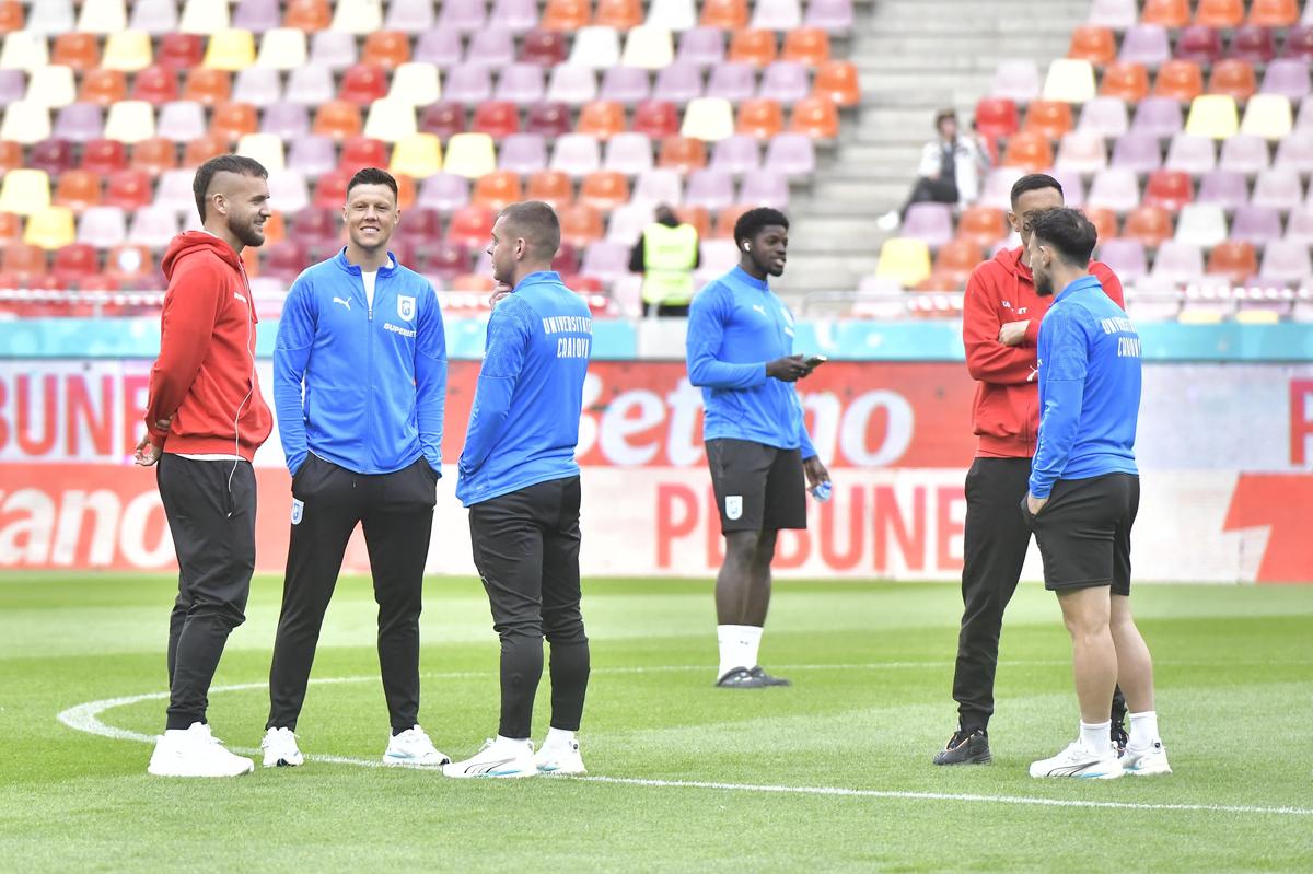 Dinamo - Universitatea Craiova, imagini surprinse înainte de meci