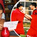 Tânărul Cristi Chivu, alături de tatăl său, Mircea / Fotomontaj Diana Vasilescu (GSP) / Sursă foto: Arhivă Gazeta Sporturilor